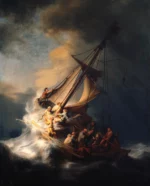 Рембранд - "Христос в бурята на Галилейското море" - Rembrandt - Christ in the storm on the Sea of Galilee