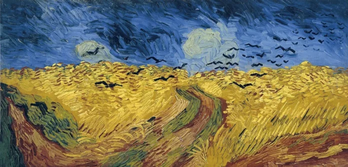 Житно поле с гарвани (1890) от Винсент Ван Гог - Wheatfield with Crows (1890) by Vincent Van Gogh